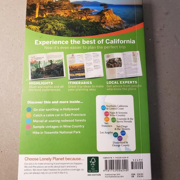 Lonely Planet Discover California - 3rd Edition - Picture 2 of 2